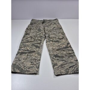 Propper Pants Mens Large Gray Camouflage Waterproof Tactical Rain Overpants